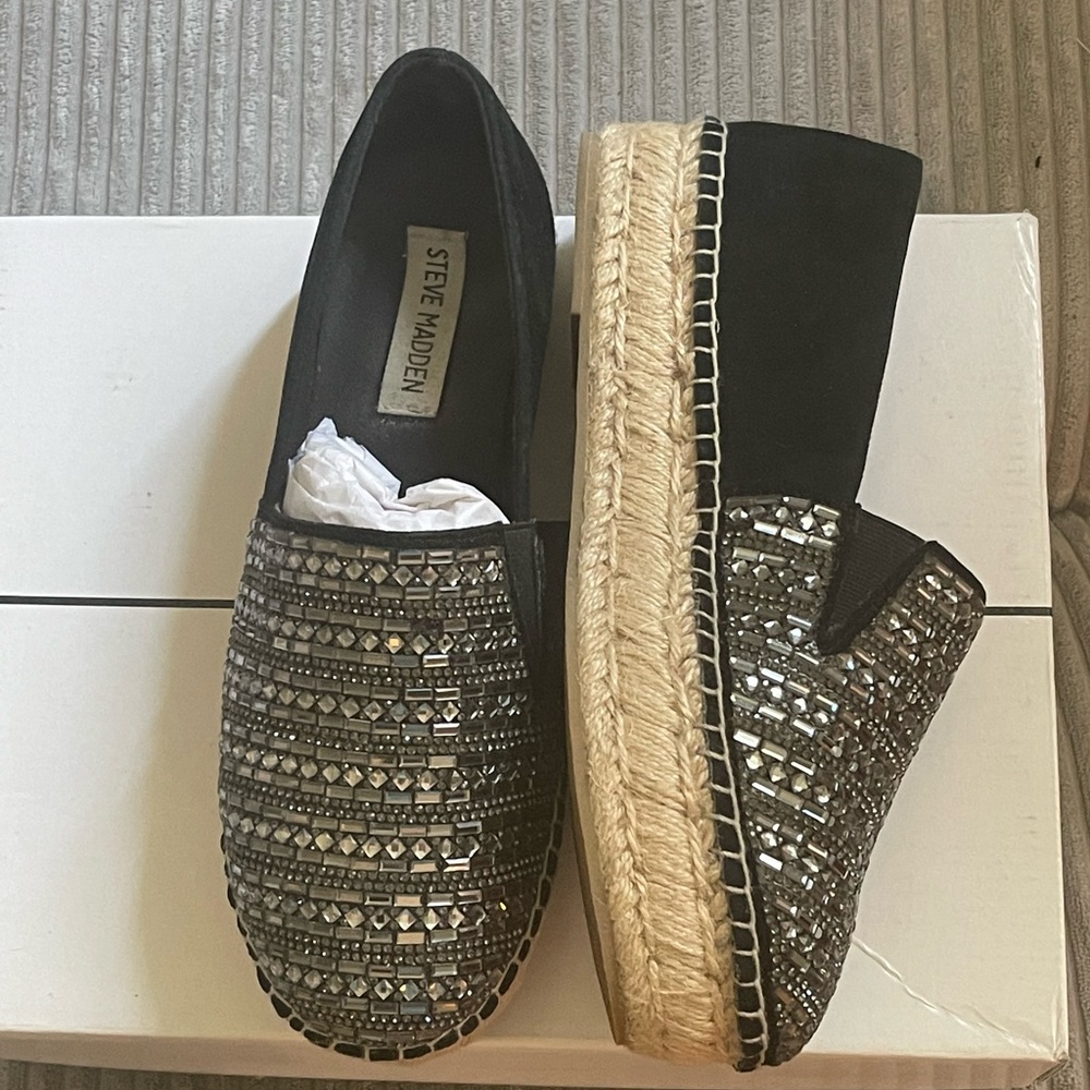 Steve Madden Sparkle Espadrilles